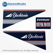 Evinrude Outboard decals 9.9 horsepower jachtwin