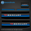 Mercury 18 hp decal sets Set of decals for 1980-1982 motors