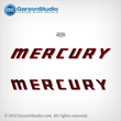 Mercury 18 hp decal sets Set of decals for 1980-1982 motors