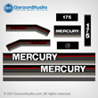 Mercury 175 hp decals 1992-1994